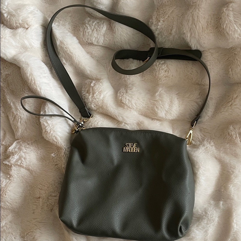 Steve Madden Dark Green Crossbody Bag